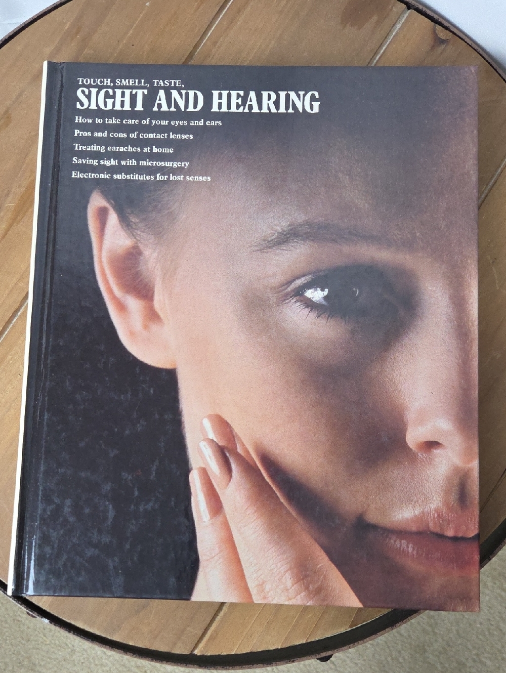 Sight and Hearing Hardcover Book - Large Face Cover Image